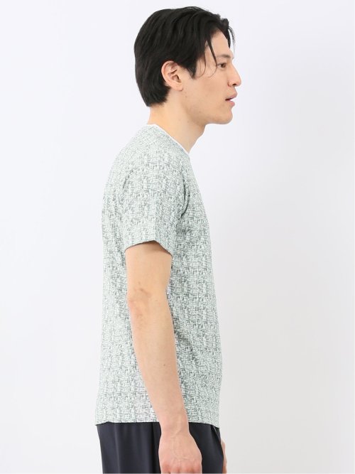 かすれプリント クルーネック 半袖 Tシャツ
