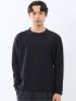 ウェーブジャガード クルーネック長袖Tシャツ