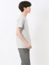ピンタックボーダー クルーネック半袖Tシャツ