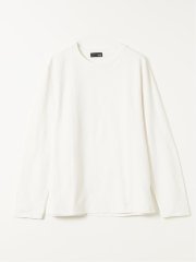 Tシャツ メンズ 長袖 クルーネック 幾何学 ジオメトリック リンクス ジャガード