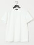 ふくれチェックジャガード クルーネック半袖Tシャツ