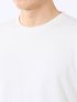 Tシャツ メンズ 長袖 クルーネック 綿混 ワッフル ジャガード