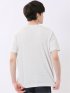 ポップコーン ボーダー Vネック 半袖 Tシャツ