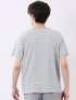 ポップコーン ボーダー Vネック 半袖 Tシャツ