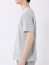 ポップコーン ボーダー Vネック 半袖 Tシャツ