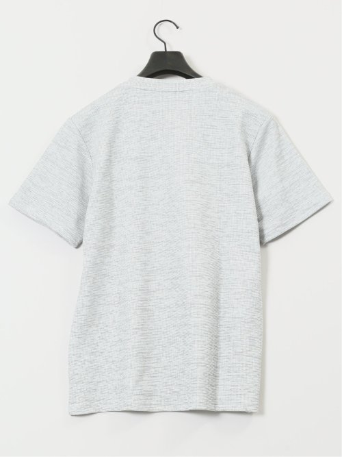 ハイストレッチ メランジ Vネック半袖Tシャツ