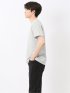 ハイストレッチ メランジ Vネック半袖Tシャツ