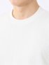 Tシャツ メンズ 長袖 ストレッチ スロープネック 幾何学 ジオメトリック ジャガード