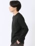 Tシャツ メンズ 長袖 ストレッチ スロープネック 幾何学 ジオメトリック ジャガード