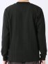 Tシャツ メンズ 長袖 ストレッチ スロープネック 幾何学 ジオメトリック ジャガード