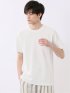 千鳥 ジャガード クルーネック 半袖 Tシャツ