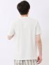 千鳥 ジャガード クルーネック 半袖 Tシャツ