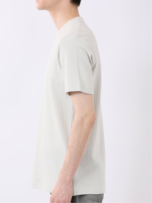 千鳥 ジャガード クルーネック 半袖 Tシャツ