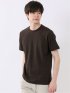 千鳥 ジャガード クルーネック 半袖 Tシャツ