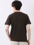 千鳥 ジャガード クルーネック 半袖 Tシャツ
