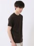 千鳥 ジャガード クルーネック 半袖 Tシャツ