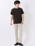 千鳥 ジャガード クルーネック 半袖 Tシャツ