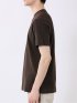 千鳥 ジャガード クルーネック 半袖 Tシャツ