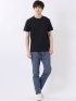 千鳥 ジャガード クルーネック 半袖 Tシャツ