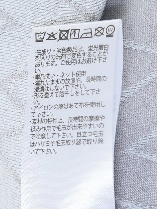 プレーティングジャガード Vネック半袖Tシャツ