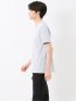 プレーティングジャガード Vネック半袖Tシャツ