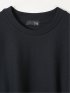 Tシャツ メンズ 長袖 スロープネック 綿混 リンクス ジャガード