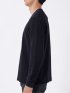 Tシャツ メンズ 長袖 スロープネック 綿混 リンクス ジャガード