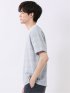ストレッチ チェック プリント クルーネック 半袖 Tシャツ