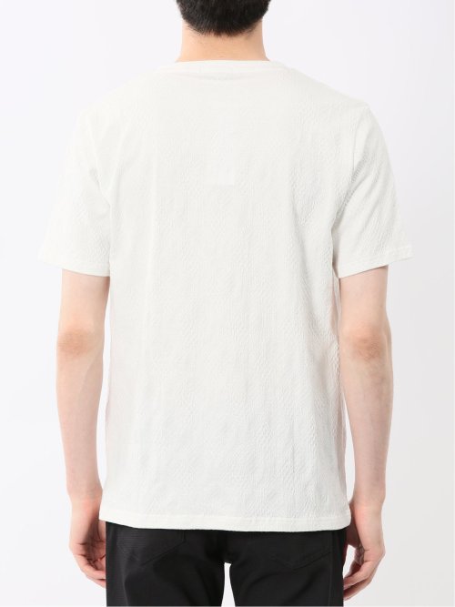 ふくれアーガイル Vネック半袖Tシャツ