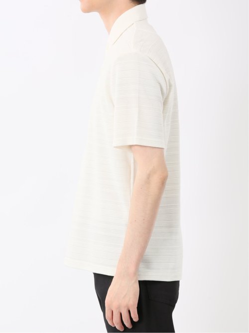 タックボーダー カッタウェイ半袖ポロシャツ