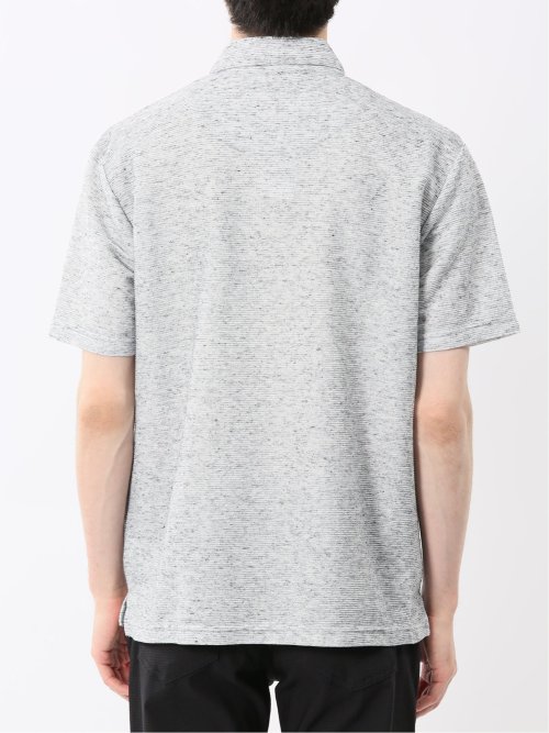杢リップル カッタウェイ半袖ポロシャツ