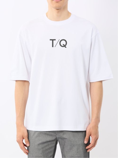 綿100% ロゴプリント クルーネック半袖Tシャツ