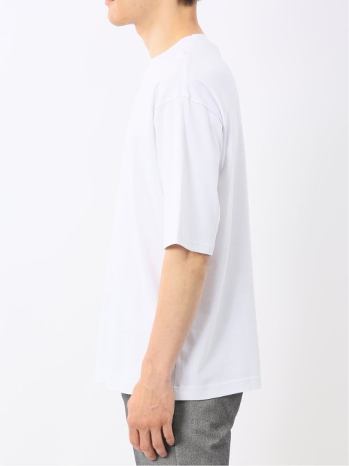 綿100% ロゴプリント クルーネック半袖Tシャツ