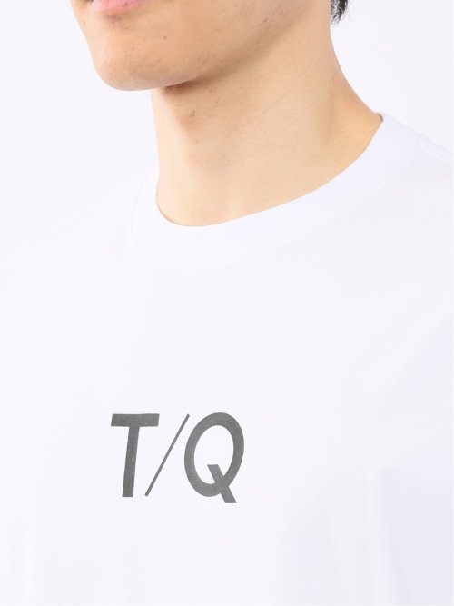 綿100% ロゴプリント クルーネック半袖Tシャツ