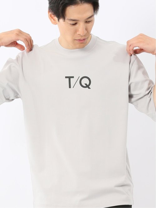 綿100% ロゴプリント クルーネック半袖Tシャツ