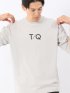 綿100% ロゴプリント クルーネック半袖Tシャツ