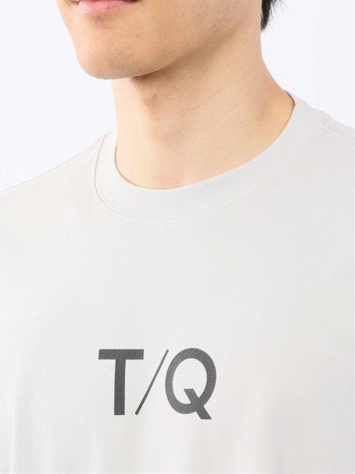 綿100% ロゴプリント クルーネック半袖Tシャツ