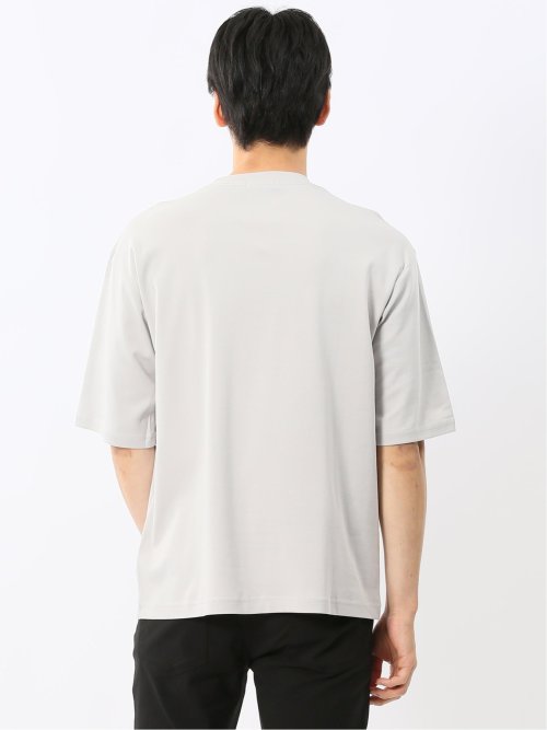 綿100% ロゴプリント クルーネック半袖Tシャツ