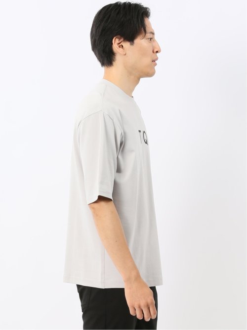 綿100% ロゴプリント クルーネック半袖Tシャツ