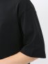 綿100% ロゴプリント クルーネック半袖Tシャツ