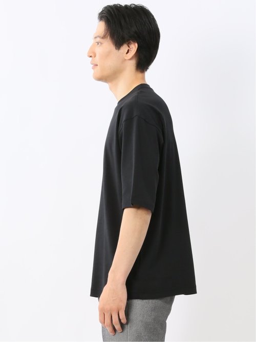 綿100% ロゴプリント クルーネック半袖Tシャツ