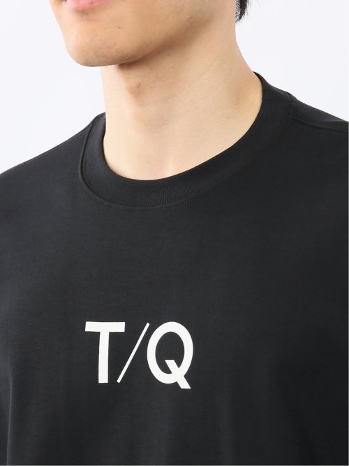 綿100% ロゴプリント クルーネック半袖Tシャツ