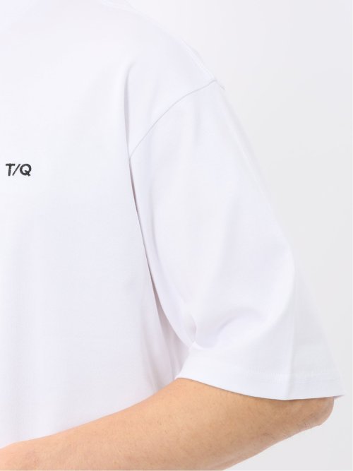 綿100% ロゴ刺繍 クルーネック半袖Tシャツ