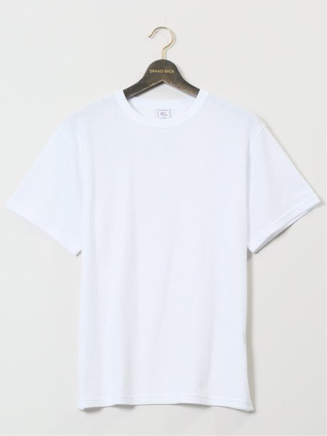 【大きいサイズ】ジェーイーモーガンロングジョーンズ/JEMORGAN LONG JOHNS ワッフル クルー半袖Tシャツ