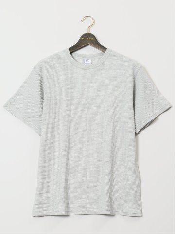 【大きいサイズ】ジェーイーモーガンロングジョーンズ/JEMORGAN LONG JOHNS ワッフル クルー半袖Tシャツ