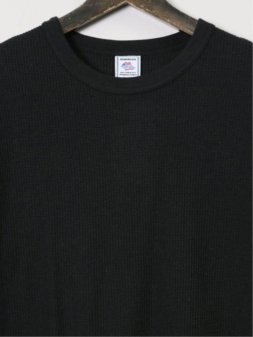 【大きいサイズ】ジェーイーモーガンロングジョーンズ/JEMORGAN LONG JOHNS ワッフル クルー半袖Tシャツ