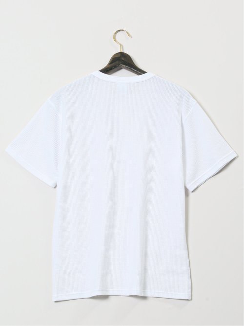 【大きいサイズ】ジェーイーモーガンロングジョーンズ/JEMORGAN LONG JOHNS ワッフル ヘンリー半袖Tシャツ