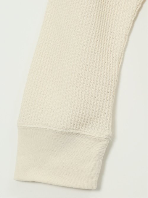 【大きいサイズ】ジェーイーモーガンロングジョーンズ/JEMORGAN LONG JOHNS ワッフル フルジップ長袖パーカー