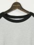 【大きいサイズ】ジェーイーモーガンロングジョーンズ/JEMORGAN LONG JOHNS ワッフル 配色ラグラン クルー7分袖Tシャツ