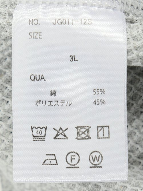 【大きいサイズ】ジェーイーモーガンロングジョーンズ/JEMORGAN LONG JOHNS ワッフル 配色ラグラン クルー7分袖Tシャツ